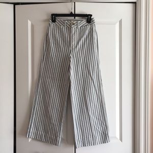 Madewell stripe wide-leg pants *NWT